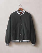 Unisex Lettermen Jacket - Black