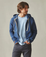 Men's Midweight Full Zip - Varsity Blue