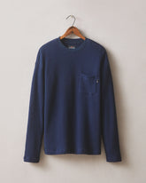 Men's Waffle Pocket Long Sleeve - Pageant Blue