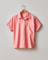 Women's Linen Shirt - Pink Mauve