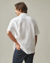 Men's Linen Shirt - White