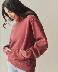 Unisex American Vintage Pullover - Mineral Wash Pomegranate