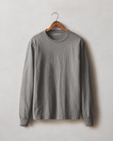 Men's Premium Slub Crew Tee Long Sleeve - Thunderstorm