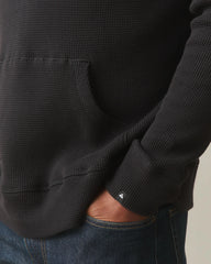Men's Summit Waffle Pullover - Black