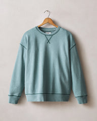 Women's Relaxed French Terry Crew - Hydro