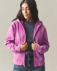 Women's Relaxed Classic Full Zip - Beauty Berry