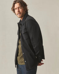 Unisex Redwood Fleece Overshirt - Black