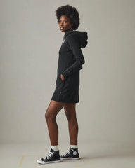 Women's Hoodie Dress - Black