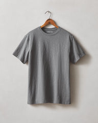 Men's Premium Slub Crew Tee - Steel Grey