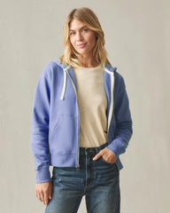 Women's Midweight Full Zip - Deep Periwinkle