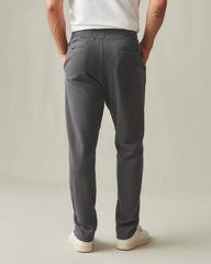Men's French Terry Straight Pant - Dark Charcoal