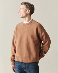 Unisex American Vintage Crew Sweatshirt - Stone Wash Toffee