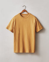 Men's Premium Slub Crew Tee - Golden Apricot