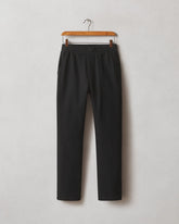 Men's French Terry Straight Pant - Black