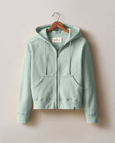 Women's Relaxed Classic Full Zip - Green Milieu
