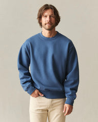 Unisex American Vintage Crew Sweatshirt - Reactive Ensign Blue