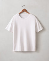 Men's Pointelle Crew Tee - White