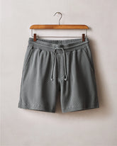 Men's Thermal Shorts - Grey Pinstripe