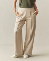 Women's Pintuck Flare Pant - Cobblestone