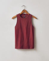 Women's Luxe Rib Tank - Syrah