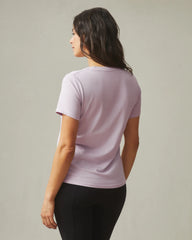 Women's Classic Cotton Crew Tee - Keepsake Lilac