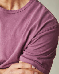 Men's Hemp Tee - Damson