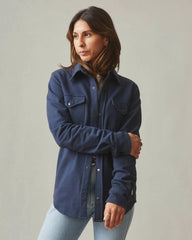 Unisex Redwood Fleece Overshirt - Heritage Navy