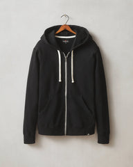 Men's Midweight Full Zip - Black