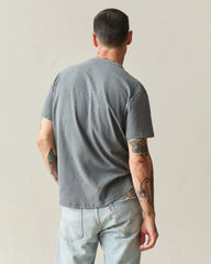 Men's Broken-In Premium Slub Henley - Vintage Poppyseed