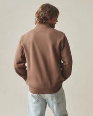 Men's Midweight Half Zip - Chestnut