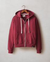 Women's Midweight Full Zip - Pomegranate