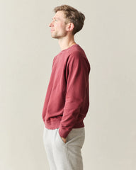Men's Relaxed French Terry Crew - Syrah
