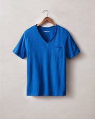 Women's Premium Slub Pocket Tee - Turkish Sea