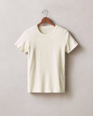 Women's Premium Slub Crew Tee - Cream