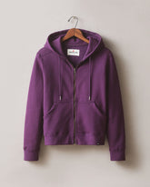 Women's Relaxed Classic Full Zip - Italian Plum