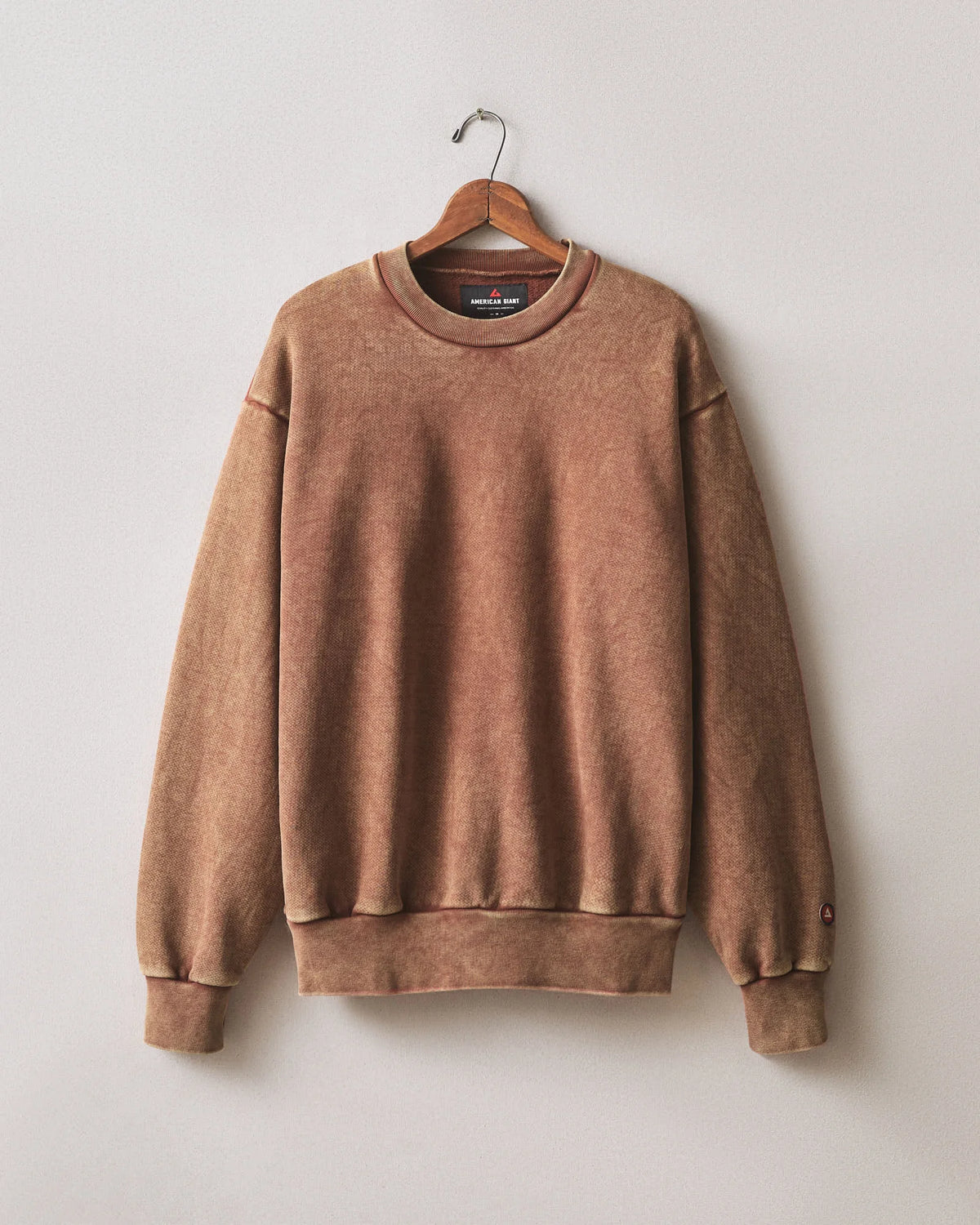 Unisex American Vintage Crew Sweatshirt - Stone Wash Toffee