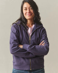 Women's Relaxed Classic Full Zip - Purple Velvet