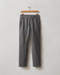 Men's French Terry Straight Pant - Dark Charcoal