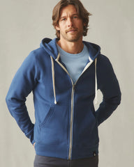 Men's Midweight Full Zip - Varsity Blue