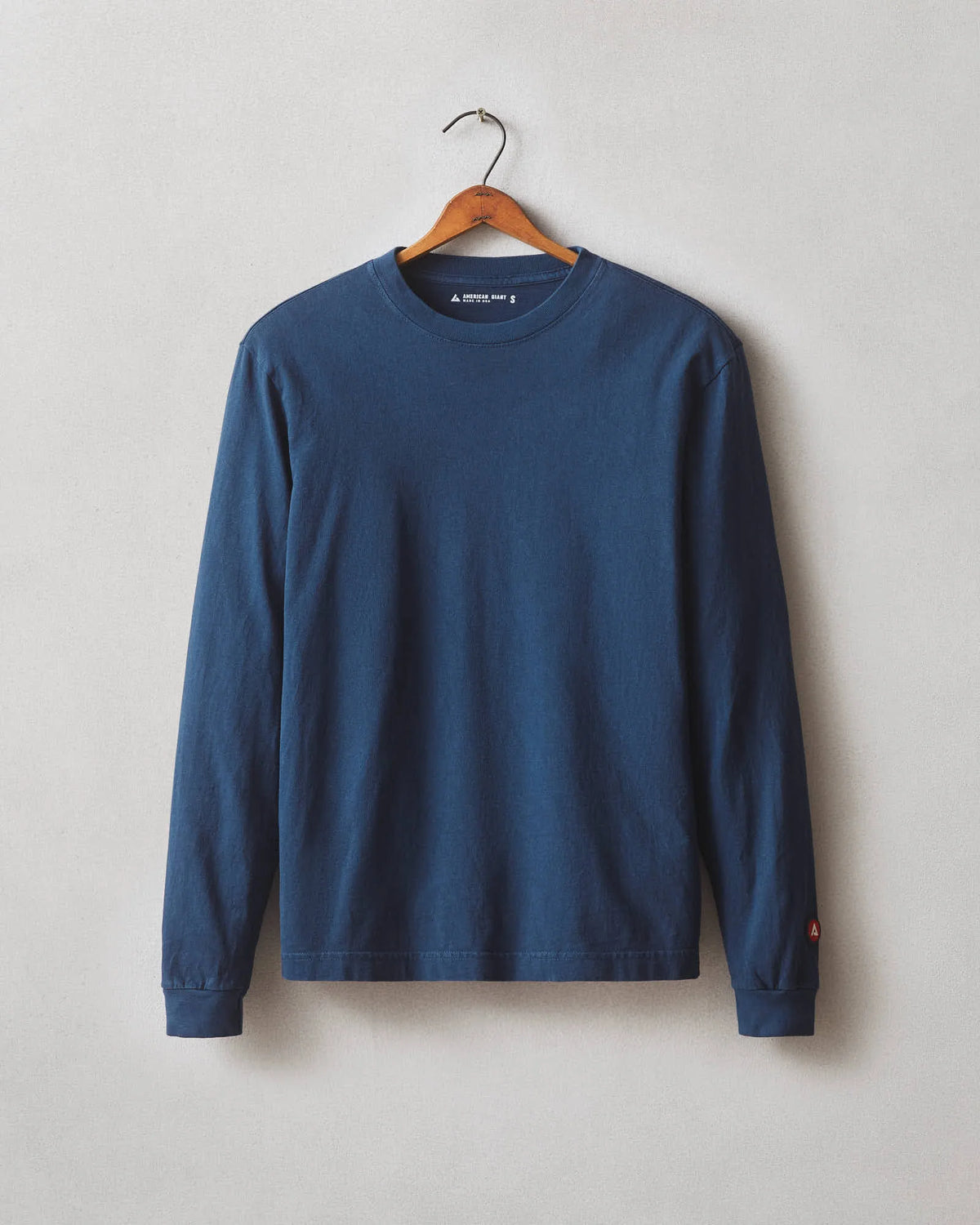 Women's Vintage Crew Long Sleeve Tee - Washed Pageant Blue