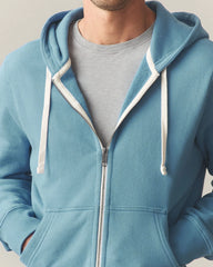 Men's Midweight Full Zip - Adriatic Blue