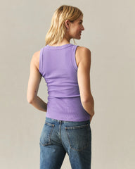Women's Rib Tank - English Lavender