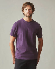 Men's Premium Slub Crew Tee - Hortensia