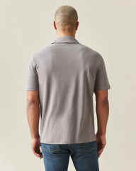 Men's Hemp Polo - Steel Grey