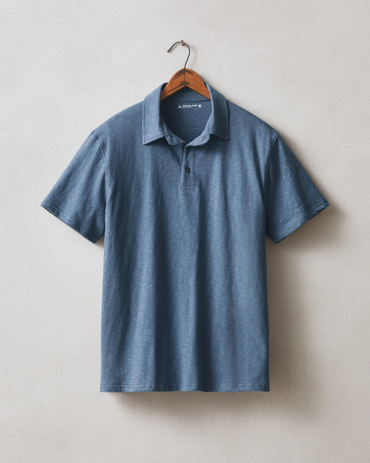 Men's Premium Slub Polo - Dark Denim