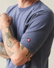 Men's French Terry Tee - Vintage Crown Blue
