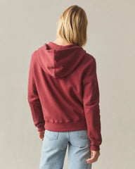Women's Relaxed Classic Full Zip - Sundried Tomato