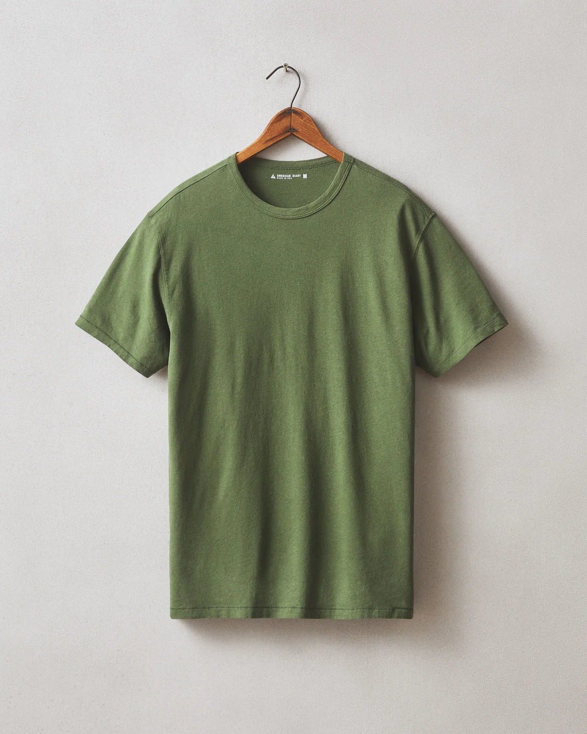 Men's Hemp Jersey Crew Tee - Chive