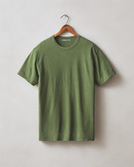 Men's Hemp Jersey Crew Tee - Chive