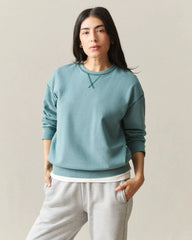 Women's Relaxed French Terry Crew - Hydro
